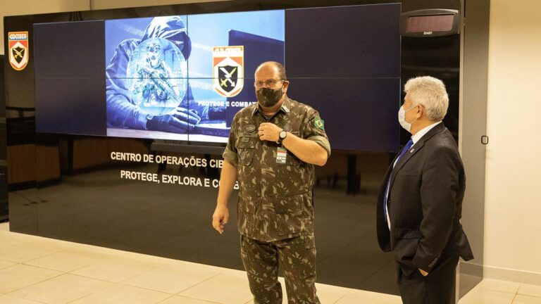 Instalações do Comando de Defesa Cibernética (ComDCiber) do Ministério da Defesa em Brasília - Fonte: Leonardo Marques / ASCOM MCTI